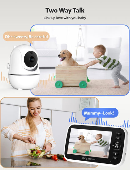 GoodBaby 5" Baby Monitor with Camera and Audio No WiFi