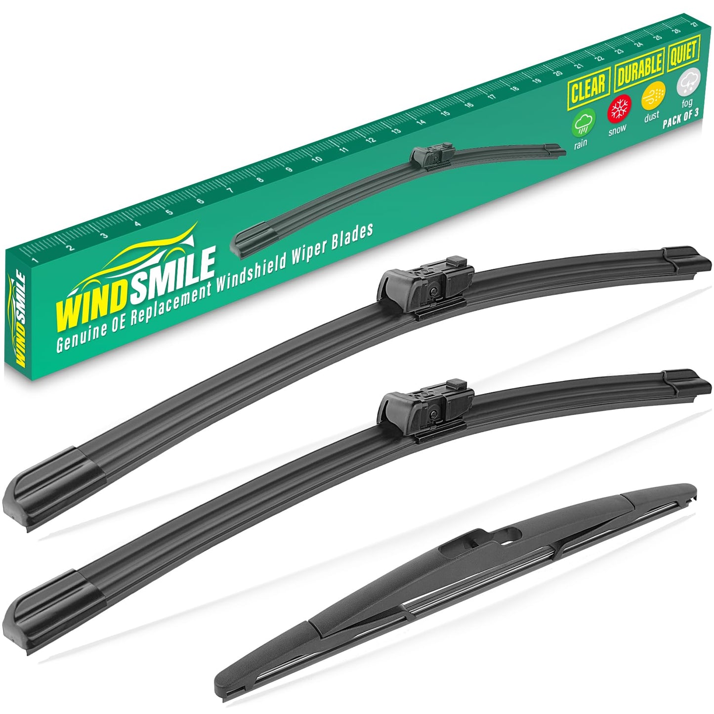 WINDSMILE Windshield Wiper Blade Replacement for Hyundai Palisade 2020-2025