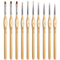 Golden Maple Detail Paint Brushes Set 10pcs