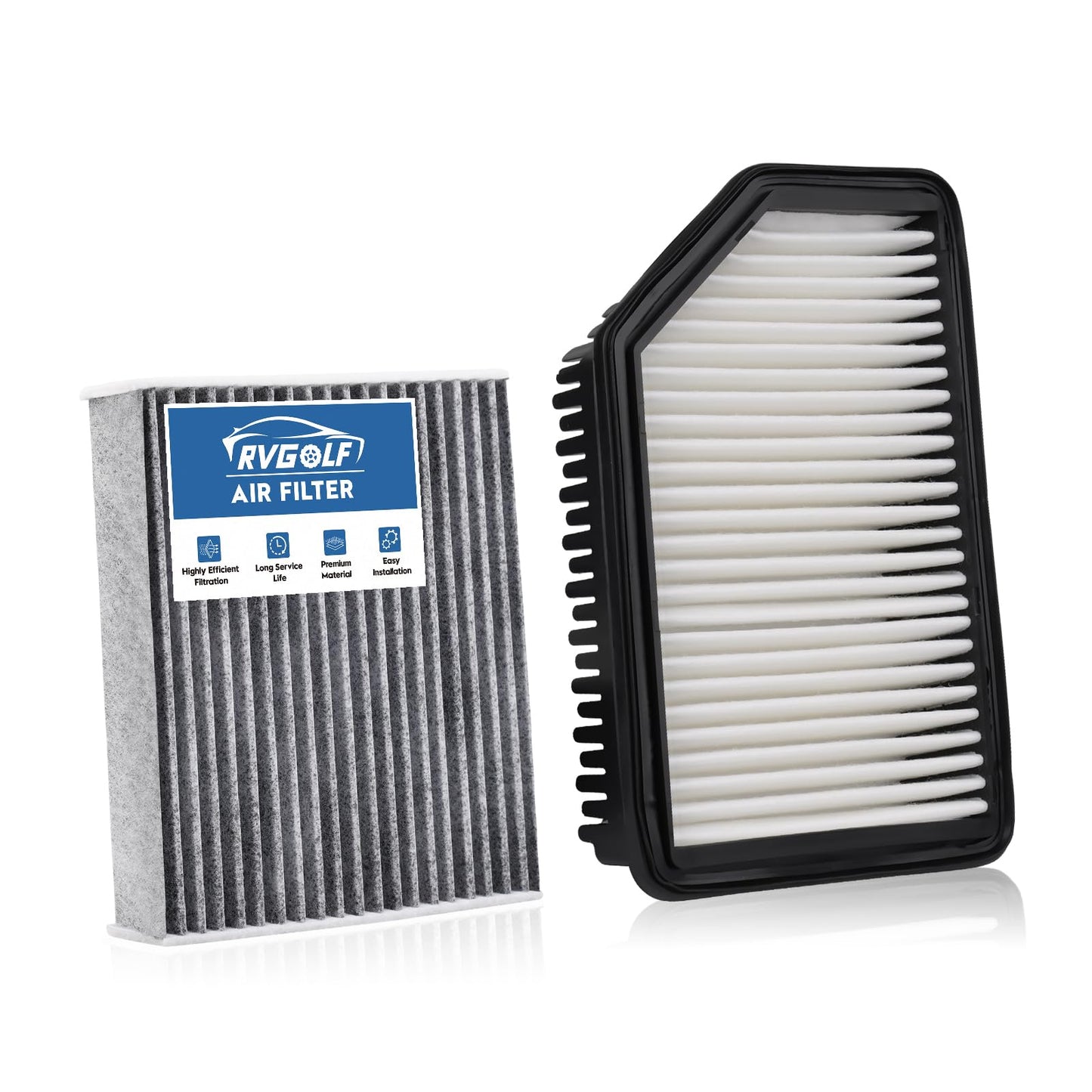 Engine+Cabin Air Filter Fit for 2014-2020 Rogue, 2017-2022 Rogue Sport