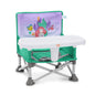 Bright Starts Pop 'N Sit Portable Booster, Indoor/Outdoor Use, Floor Seat with Feeding Tray, Teal, 6 Mos - 3 Yrs
