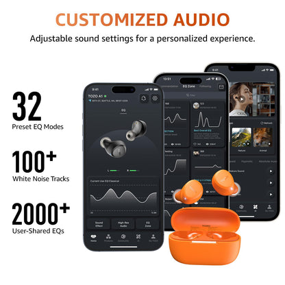 TOZO A1 Wireless Earbuds Bluetooth 5.3 Light Weight in Ear Headphones