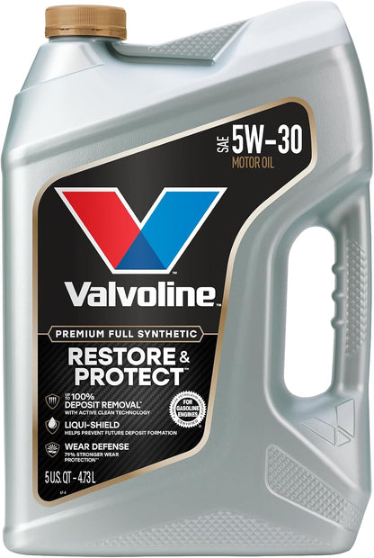 Valvoline Advanced Full Synthetic SAE 0W-20 Motor Oil 5 QT
