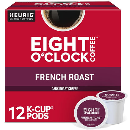 Eight O'Clock Coffee Hazelnut, Single-Serve Keurig K-Cup Pods, Flavored Medium Roast Coffee Pods, 96 Count