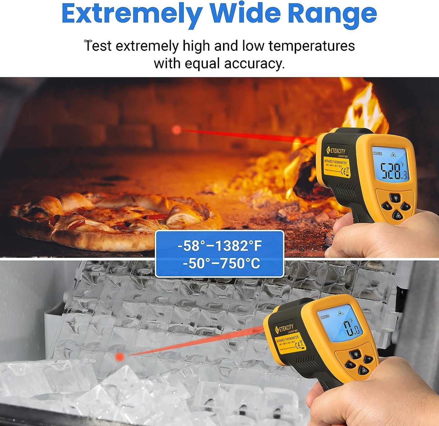 Etekcity Infrared Thermometer Laser Temperature Gun 774