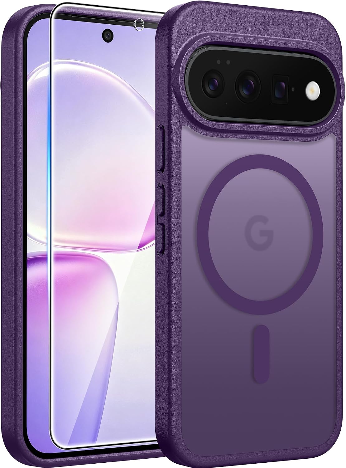 FNTCASE for Google Pixel 10 / Pixel 10 Pro Case: Soft TPU Non Slip Blue