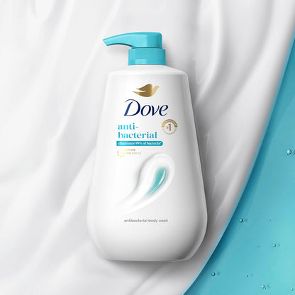 Dove Body Wash Antibacterial For All Skin Types 30.6 oz Pump, Sulfate Free