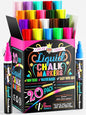 CHALKY CROWN Liquid Chalk Markers - Bold Chalkboard Markers - 8 Pack, 6mm