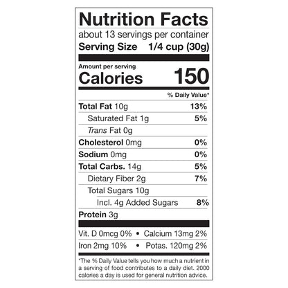Power Up Trail Mix, Mega Omega Trail Mix, Non-GMO, Vegan, Gluten Free, No Artificial Ingredients, Gourmet Nut, 14 Ounce Bag