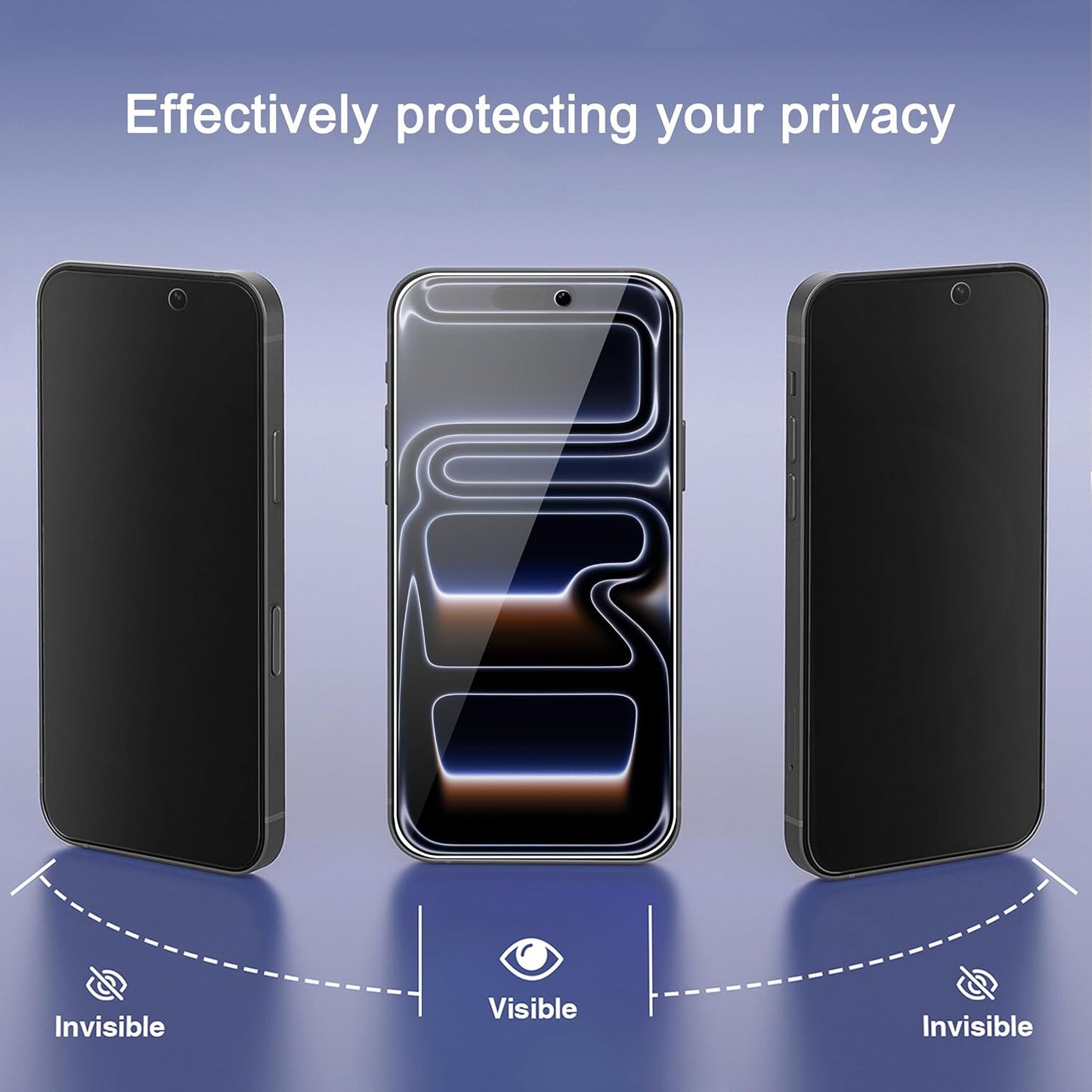 Ailun Privacy Screen Protector+Camera Lens Protector for iPhone 17 Pro Max