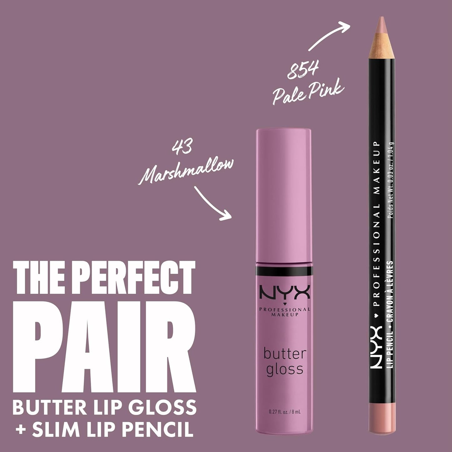 NYX PROFESSIONAL MAKEUP Butter Gloss, Non-Sticky Lip Gloss - Praline (Deep Nude)