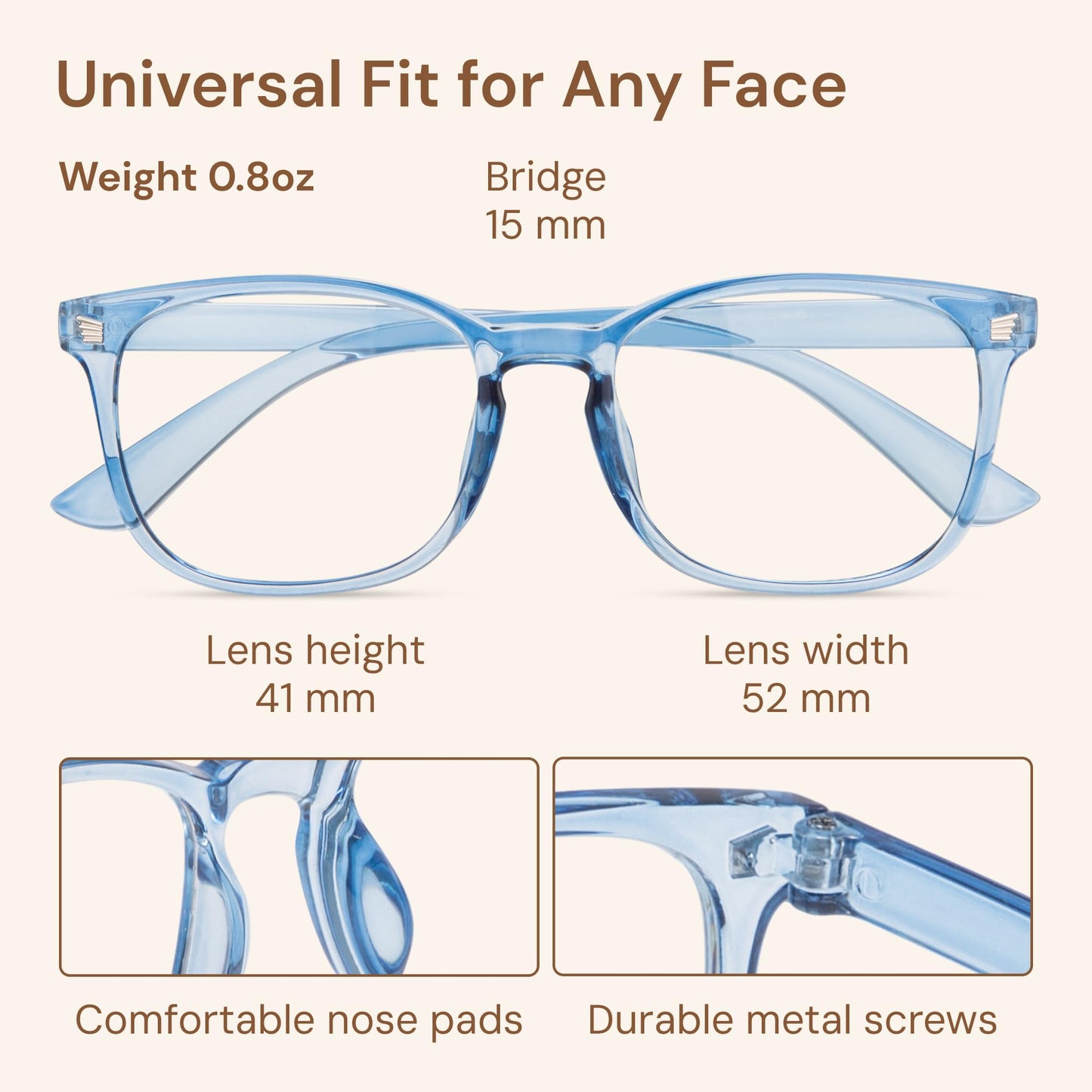 Gaoye Blue Light Glasses for Women - 3 Pack
