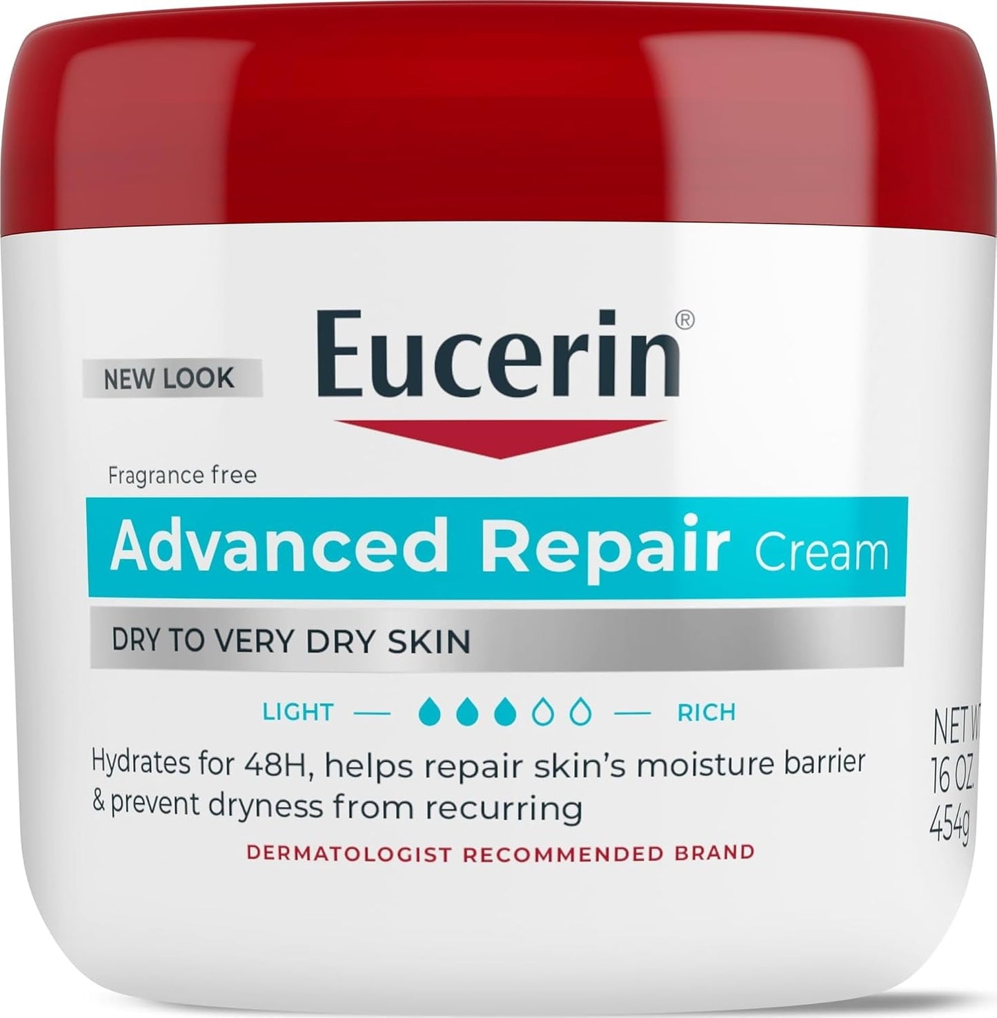 Eucerin Advanced Repair Lotion, Urea Enriched, 16.9 FL OZ