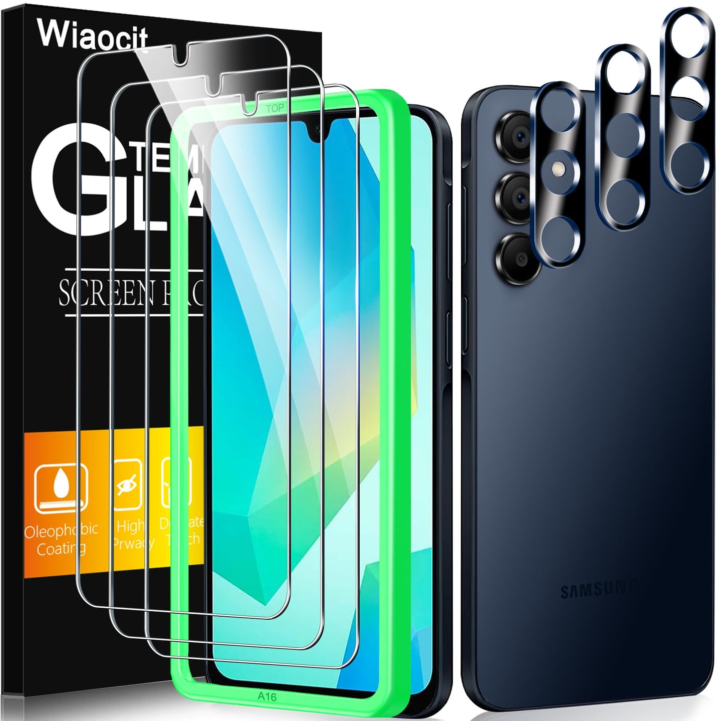 Wiaocit Camera Lens Protector for iPhone 16 Pro/iPhone 16 Pro Max