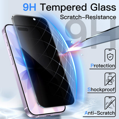 JETech Privacy Screen Protector for iPhone 17 Pro Max, 2-Pack