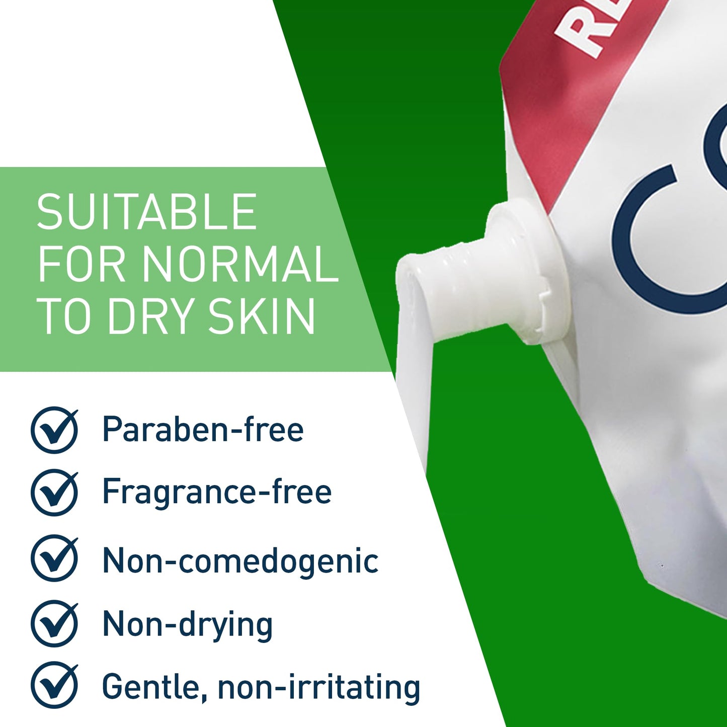 CeraVe Hydrating Cleanser with Hyaluronic Acid, Face Wash for Dry Skin,16oz