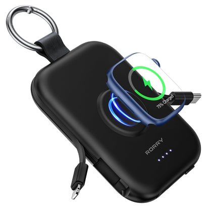RORRY CharmGo Portable Charger, 5000mAh Portable Charger Power Bank