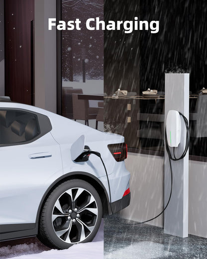 FOCSPROD J1772 to Tesla Charger Adapter, Max 80A 250V Fast Charging J1772 to NACS Adapter for Tesla Model 3/Y/X/S/Cybertruck Charging Adapter, Compatible with J1772 EV Charge to Tesla Adapter -UL 2252