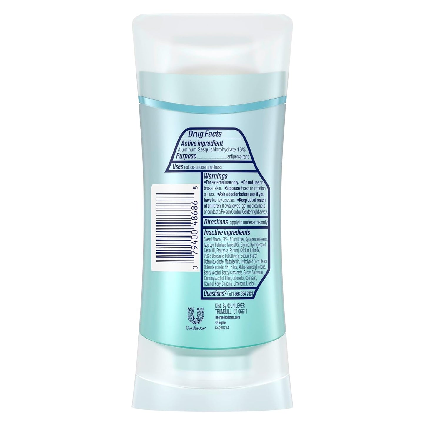 Degree Antiperspirant Deodorant Sexy Intrigue 72-Hour Sweat & Odor Protection Antiperspirant Deodorant For Women with Body Heat Activated Technology 2.6 oz (Pack of 2)