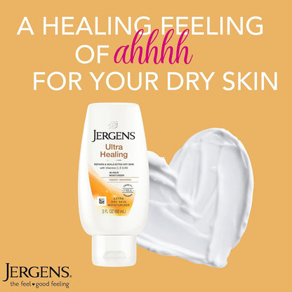 Jergens Ultra Healing Body Lotion, Moisturizer for Dry Skin, 32 fl oz