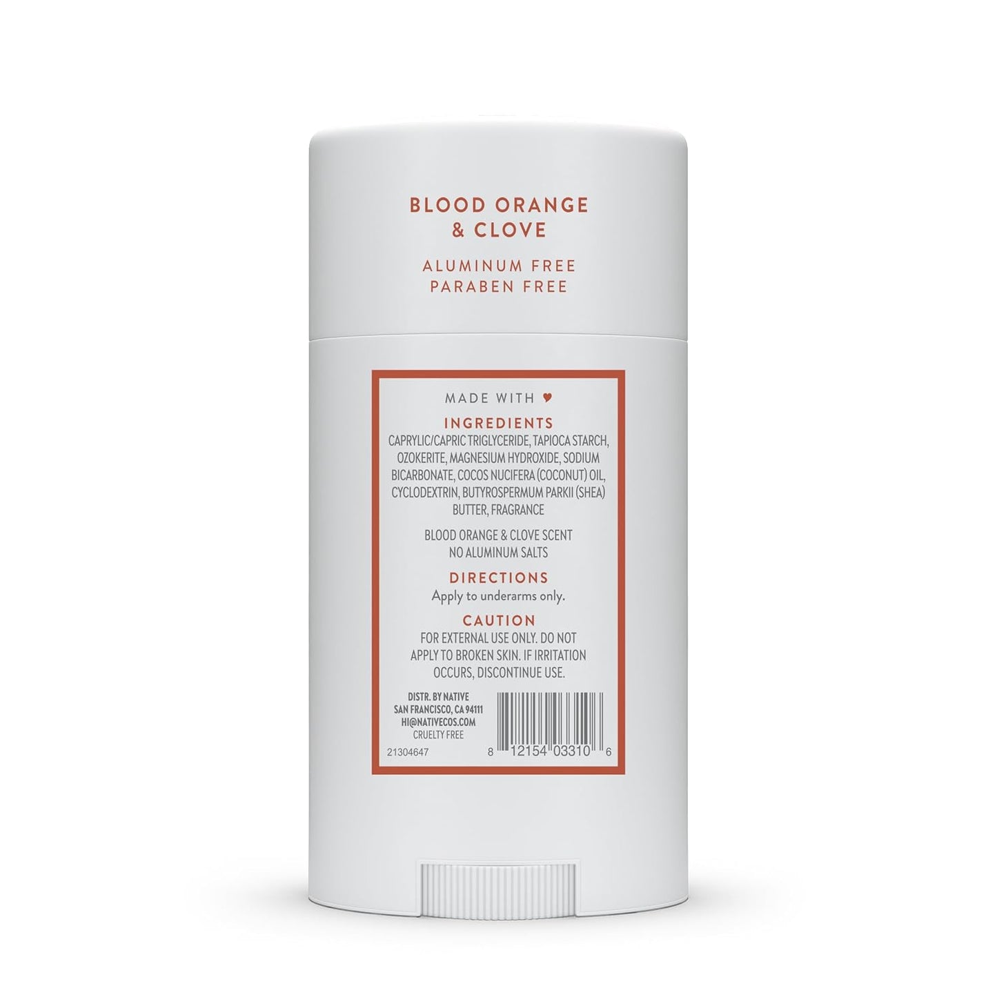 Native Deodorant Contains Naturally Derived Ingredients, 72 Hour Odor Control, Deodorant for Women and Men, Aluminum Free, Coconut & Vanilla 2.65oz