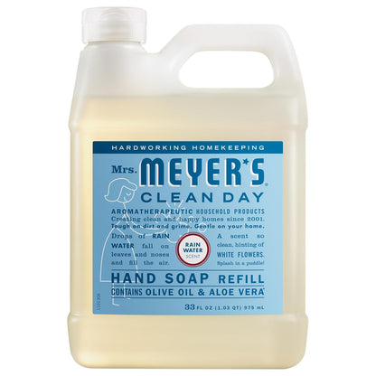Mrs. Meyer's Clean Day, Hand Soap Refill, Lemon Verbena Scent, 33 Fl Oz