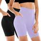 Leafigure 2 Pack Womens Biker Shorts with Pockets 6"