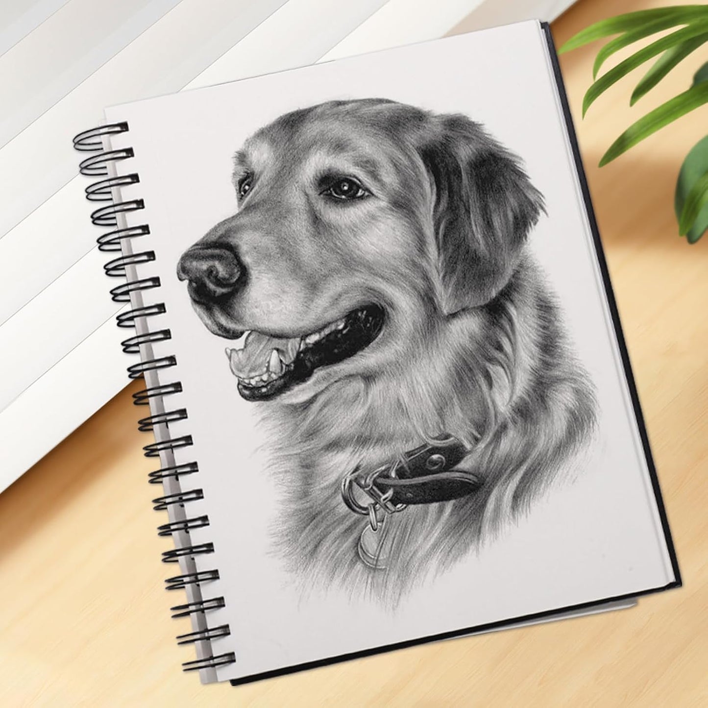 Hardbound Sketch Book, Spiral Bound, 8.5x11 inches