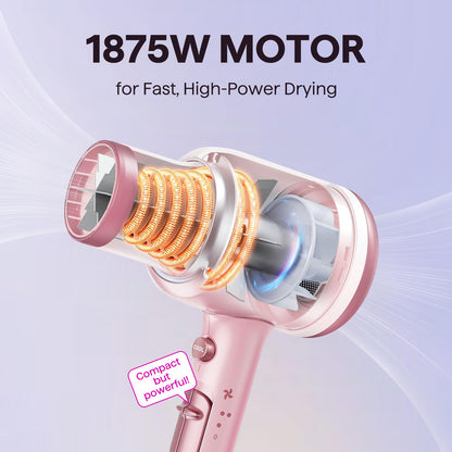 Wavytalk Blown Away Ionic Hair Dryer with Diffuser for Curly Hair