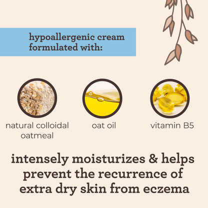 Aveeno Baby Eczema Therapy Moisturizing Cream for Dry, Itchy Skin, 7.3 oz