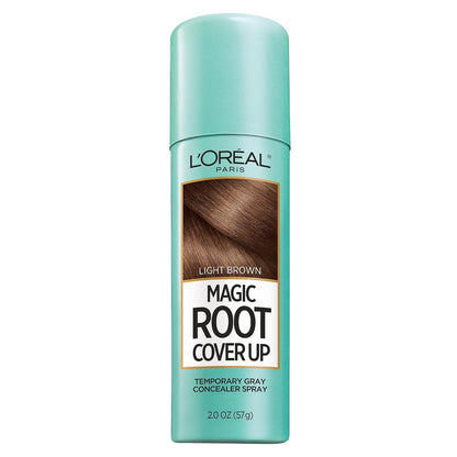 L'Oreal Paris Magic Root Cover Up Gray Hair Spray, 100% Gray Hair Coverage with Buildable, Lightweight, Transfer-Resistant, and Temporary Formula, Ammonia-Free, Dark Blonde, 2 oz (1 Count)