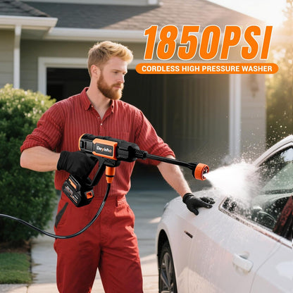 1850 PSI Upgraded Cordless Washer with Brushless Motor