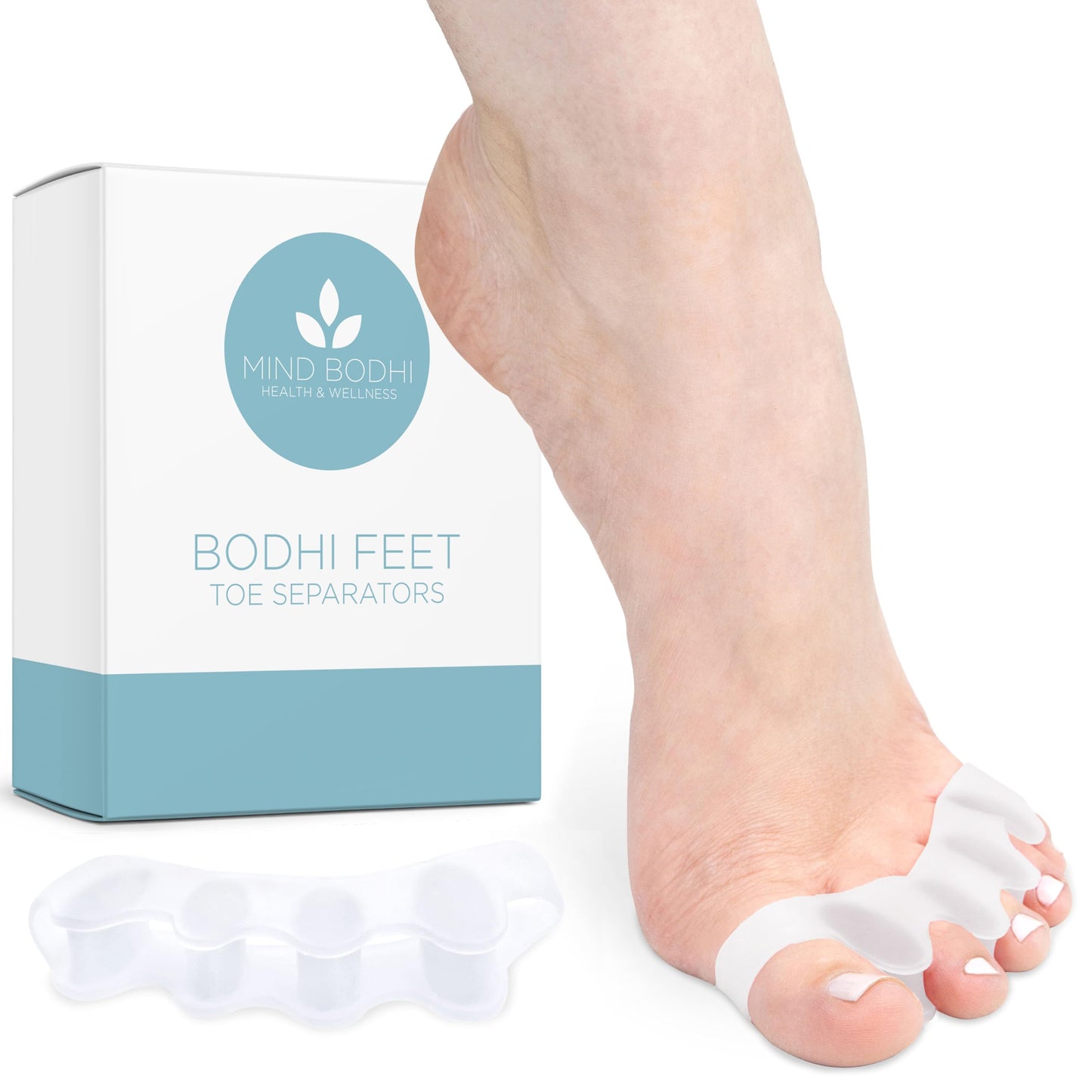 Mind Bodhi Toe Separators/Toe Spacers - Men & Women - Regular Size - Blue