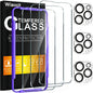 Wiaocit Tempered Glass Privacy Screen Protector for iPhone 15 Pro