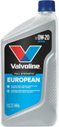 Valvoline Advanced Full Synthetic SAE 0W-20 Motor Oil 5 QT