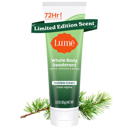 Lume Whole Body Deodorant - Cream Tube - 3 oz (Clean Tangerine)