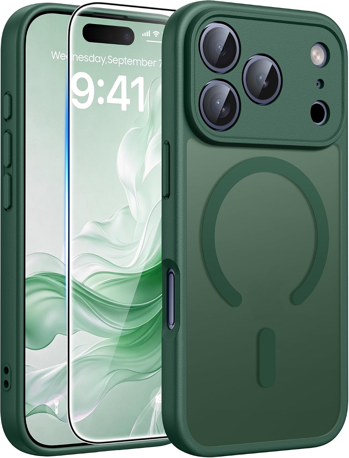 FNTCASE for Google Pixel 10 / Pixel 10 Pro Case: Soft TPU Non Slip Blue