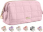 Sooez Large Pencil Case Pouch, Soft Pencil Bag with Zipper, Pen Bag