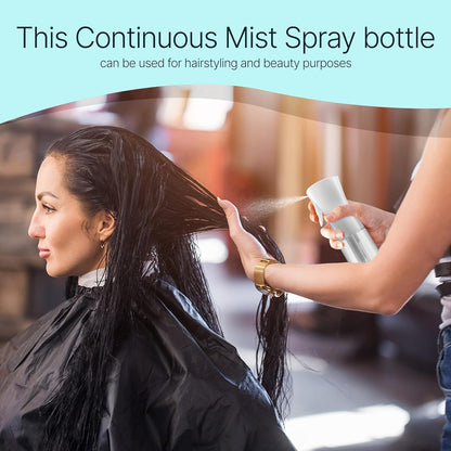 BeautifyBeauties Continuous Spray Bottle for Hair, 6..8 oz Mister Spray