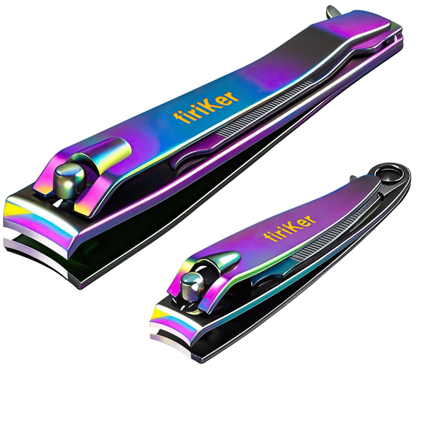 firiKer Nail Clippers with Nail File,Fingernail Clipper,Toe Nail Clippers