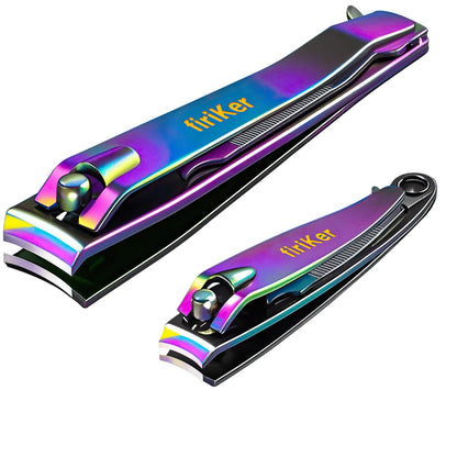 firiKer Nail Clippers with Nail File,Fingernail Clipper,Toe Nail Clippers