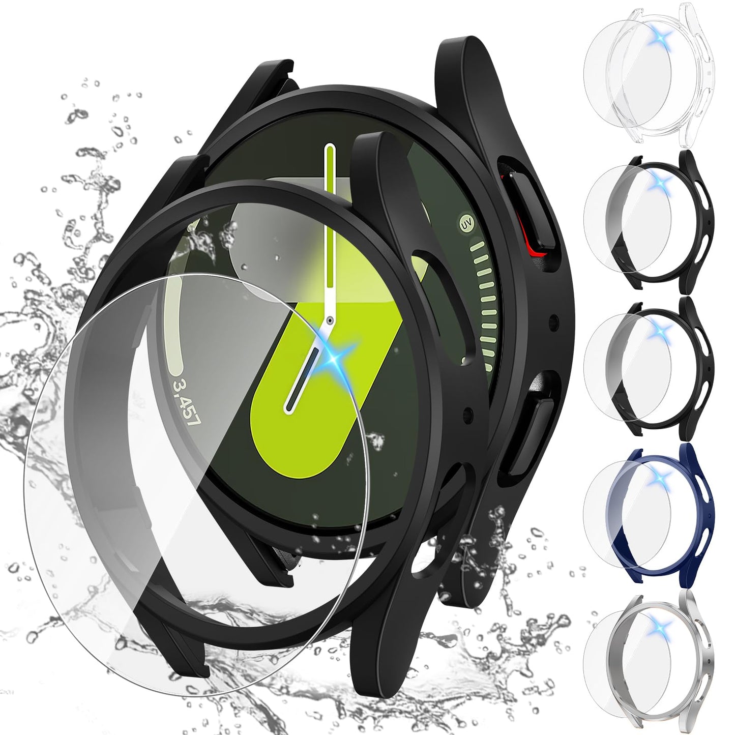 Tensea 5+5PCS for Samsung Galaxy Watch Ultra 47mm Screen Protector Case