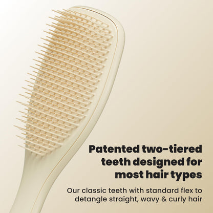 Tangle Teezer Ultimate Detangler Brush, Straight to Wavy, Liquorice Black