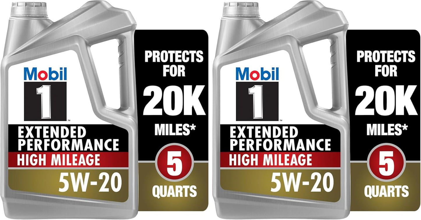 Mobil 1 European Car Formula Full Synthetic Motor Oil 0W-40, 5 Quart