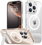 SPIDERCASE Magnetic for iPhone 17 Pro Max Case,with Kickstand,Clear
