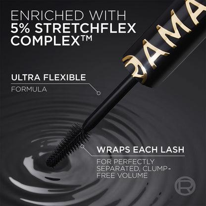 L'Oreal Paris Voluminous Panorama Chromatic Mascara, Volumizing and Lengthening Brown Mascara, Longwear, Smudge-Resistant and Washable, 705 Brown Leather