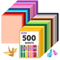 TUXIYA 100 Sheets 8.5" X 11" Colored Cardstock, 50 Colors Card Stock