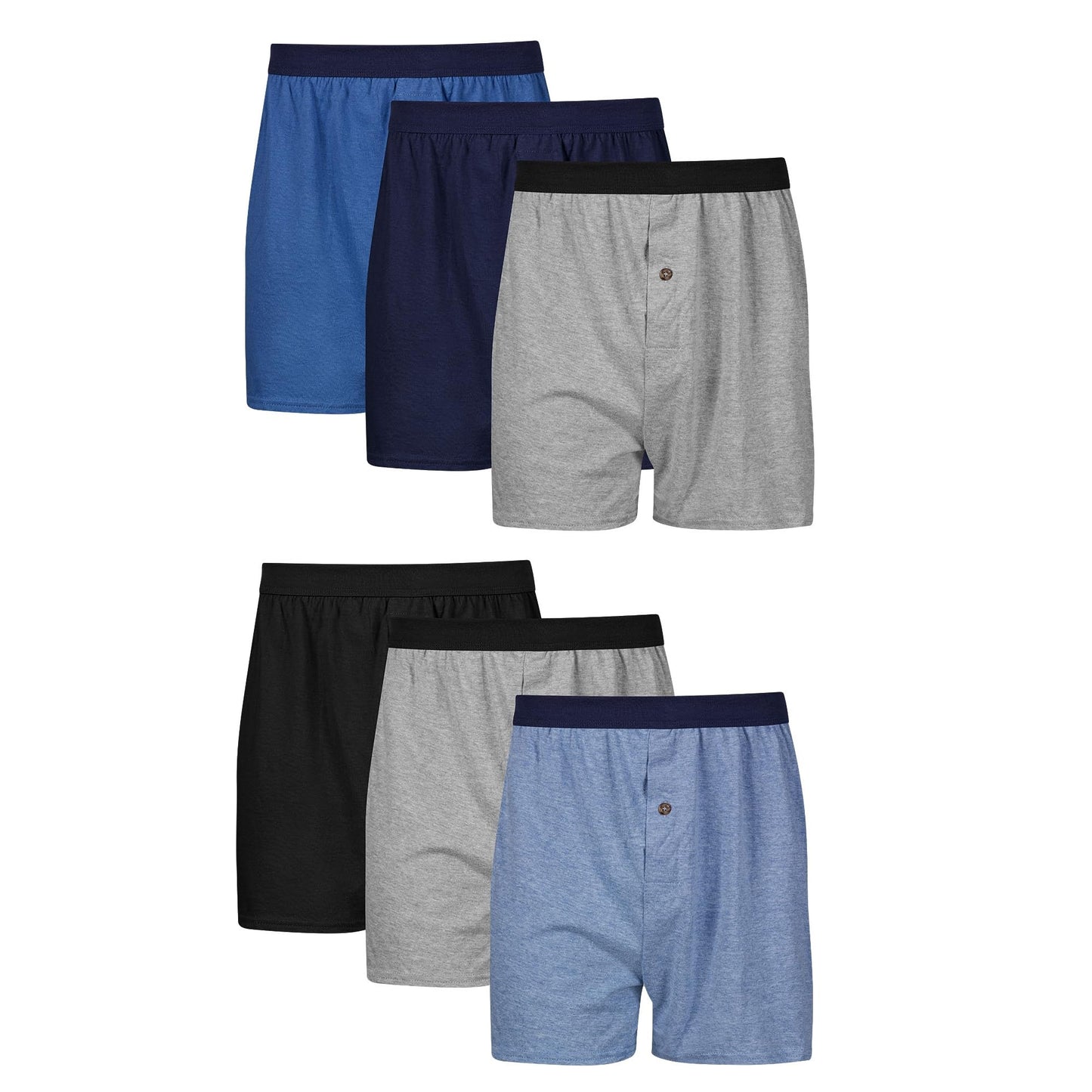 Hanes mens Underwear Boxers Pack, Cool and Breathable Cotton Underwear, Exposed and Comfortflex Waistbands, Multi-pack