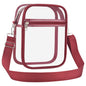 USPECLARE Clear Purse for Stadium Events Transparent Messenger Bag