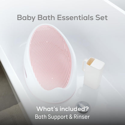 Angelcare Soft-Touch Baby Bath Support & Rinser Bundle, Aqua